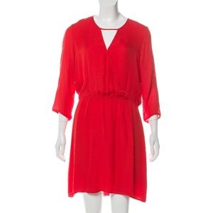 Parker silk mini dress